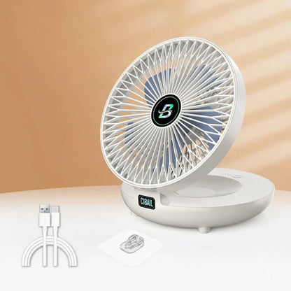 Tragbarer USB-Ventilator mit 3 Geschwindigkeitsstufen, faltbares und kompaktes Design