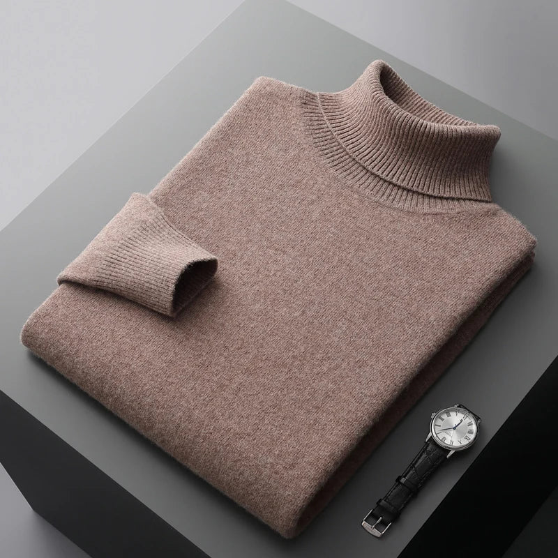 Men's Turtleneck Sweater | Warm
