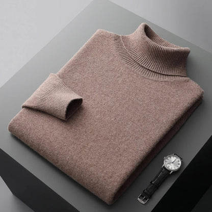 Men's Turtleneck Sweater | Warm