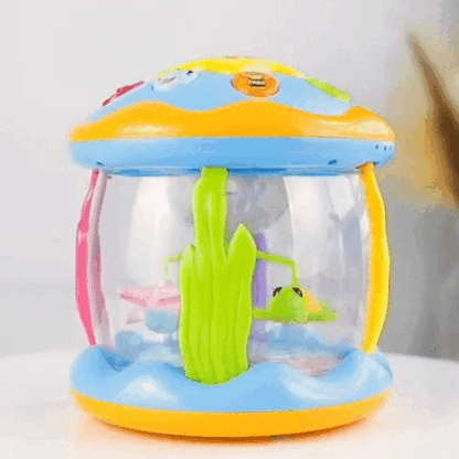 Verzaubernde Babyspielzeug-Trommel mit Licht und Sound