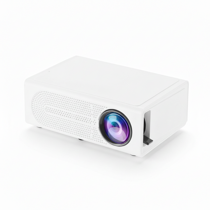 Hochintensiver Mini-Projektor 3000 Lumen – Kompakt, HDTV- & USB-kompatibel, perfekt für Heimkino & Außeneinsatz!