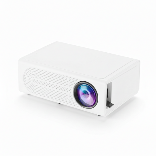 Hochintensiver Mini-Projektor 3000 Lumen – Kompakt, HDTV- & USB-kompatibel, perfekt für Heimkino & Außeneinsatz!