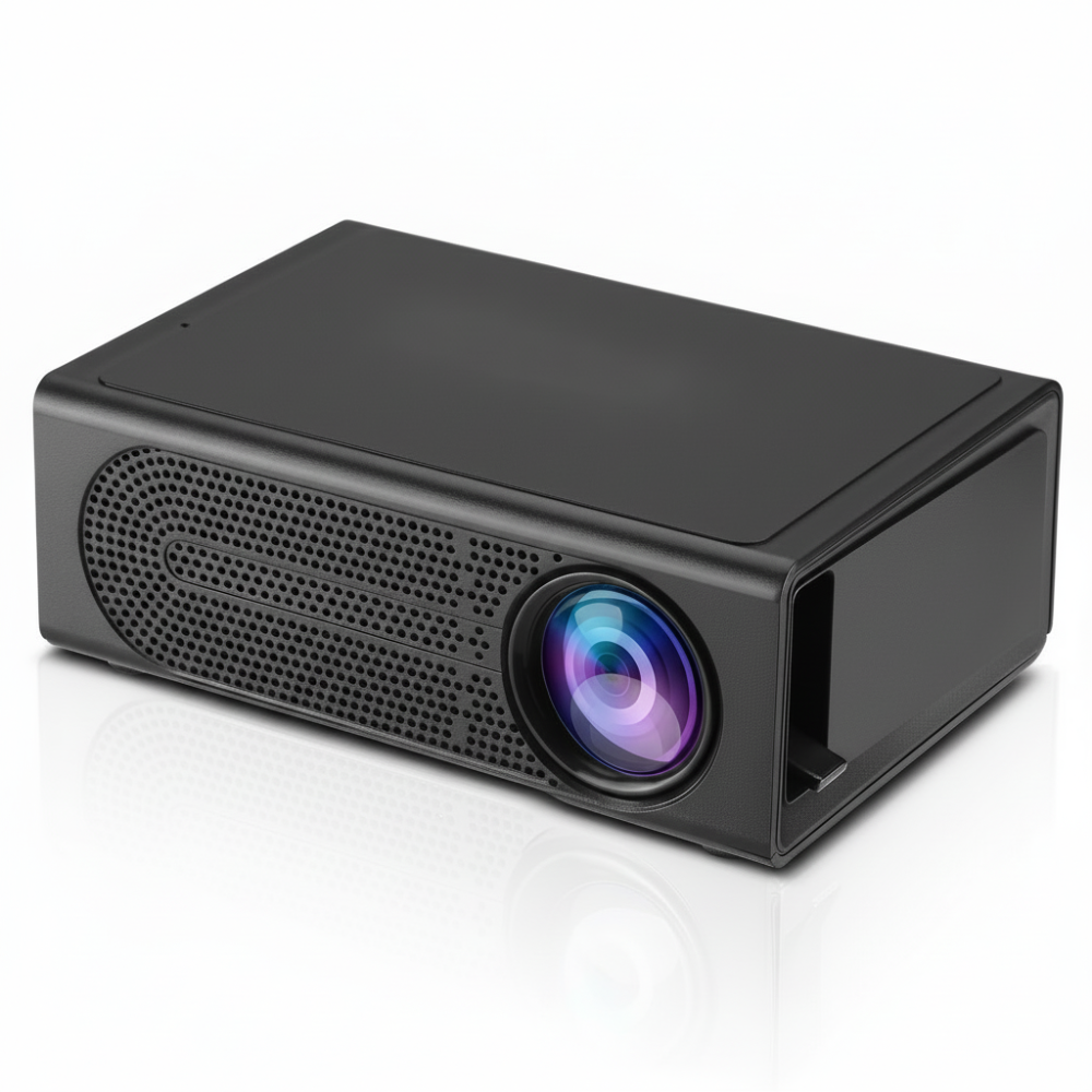 Hochintensiver Mini-Projektor 3000 Lumen – Kompakt, HDTV- & USB-kompatibel, perfekt für Heimkino & Außeneinsatz!