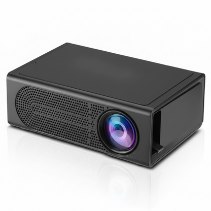 Hochintensiver Mini-Projektor 3000 Lumen – Kompakt, HDTV- & USB-kompatibel, perfekt für Heimkino & Außeneinsatz!