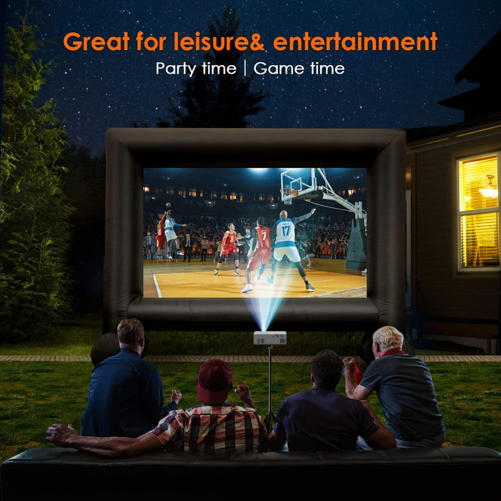 Hochintensiver Mini-Projektor 3000 Lumen – Kompakt, HDTV- & USB-kompatibel, perfekt für Heimkino & Außeneinsatz!