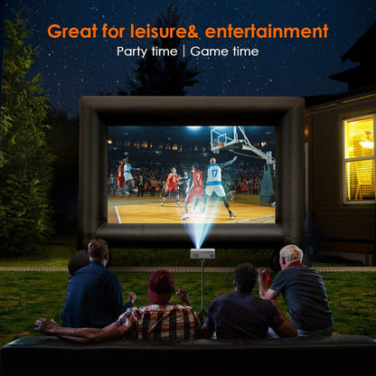 Hochintensiver Mini-Projektor 3000 Lumen – Kompakt, HDTV- & USB-kompatibel, perfekt für Heimkino & Außeneinsatz!