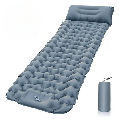 Aufblasbare Campingmatratze mit Fußpumpe & Ergonomischem Design