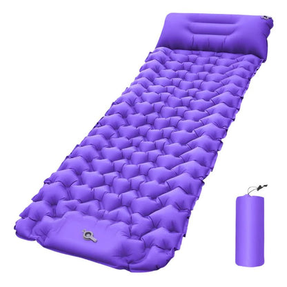 Aufblasbare Campingmatratze mit Fußpumpe & Ergonomischem Design