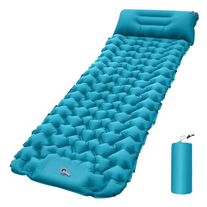 Aufblasbare Campingmatratze mit Fußpumpe & Ergonomischem Design