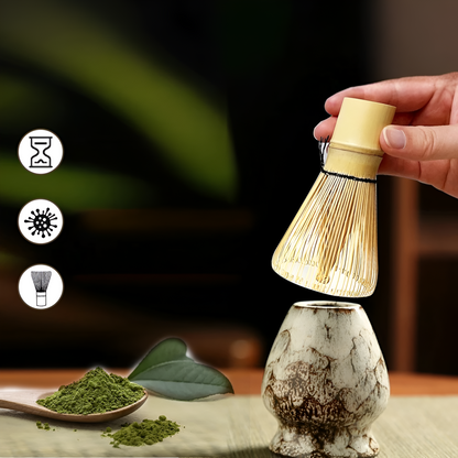 Traditionelles Matcha-Tee-Set – 6-teiliges Zubehörset für authentische Zubereitung | Premium-Qualität