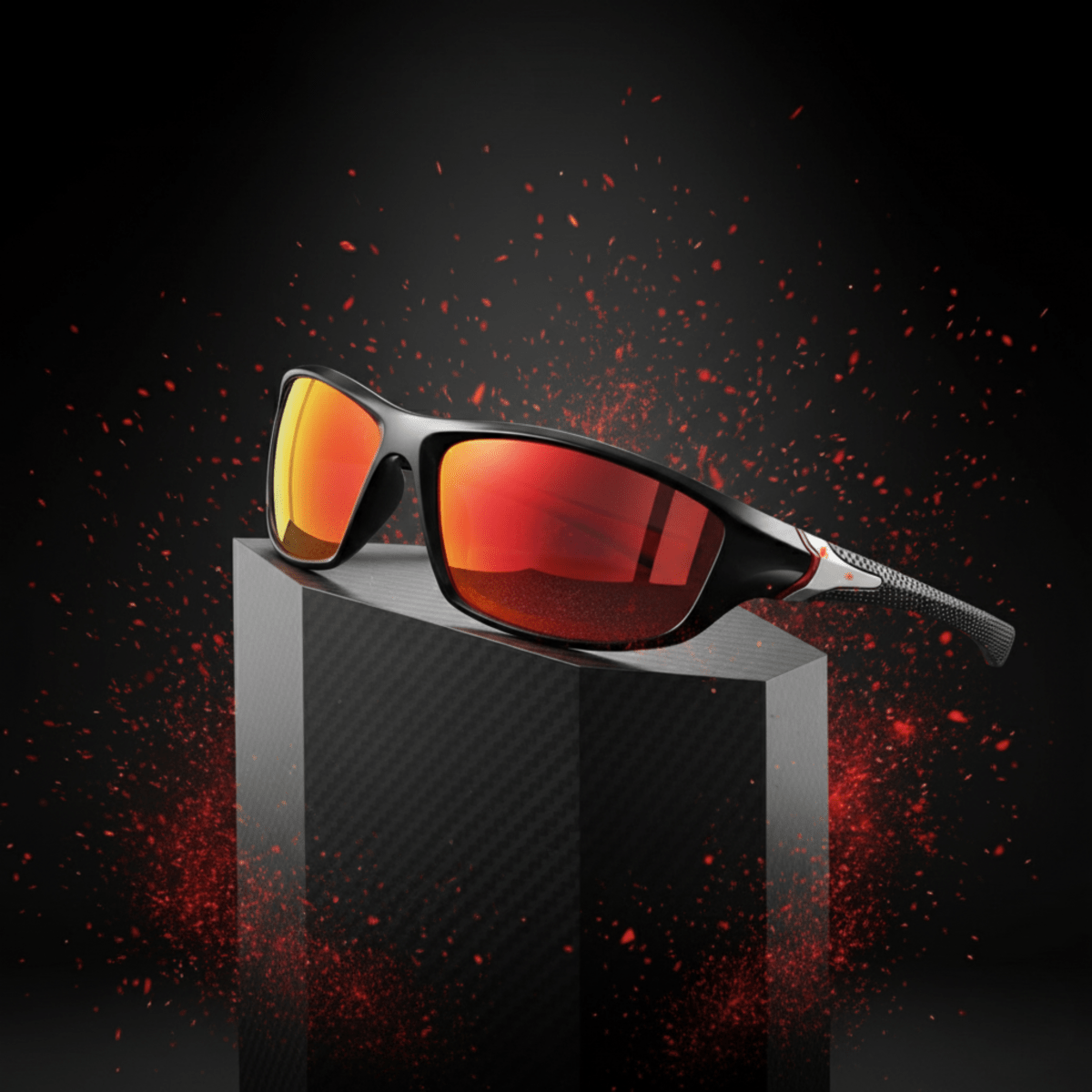 Sportsonnenbrille mit polarisierenden Gläsern & UV400-Schutz