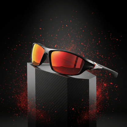 Sportsonnenbrille mit polarisierenden Gläsern & UV400-Schutz