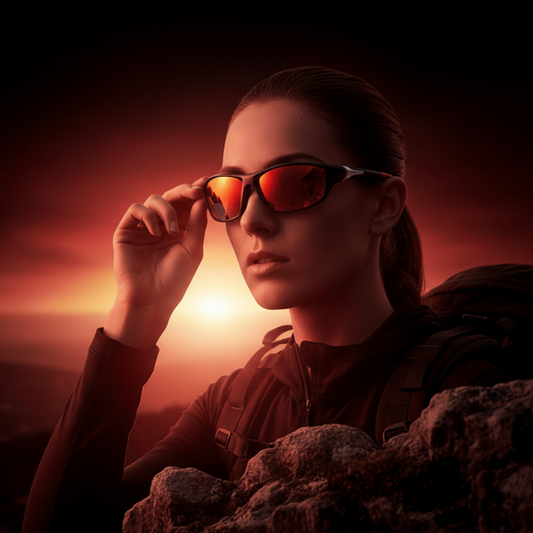Sportsonnenbrille mit polarisierenden Gläsern & UV400-Schutz