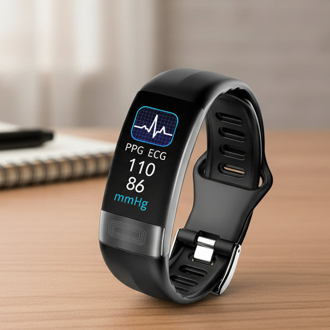 Smartwatch mit ECG, Blutdruck und Schlafüberwachung