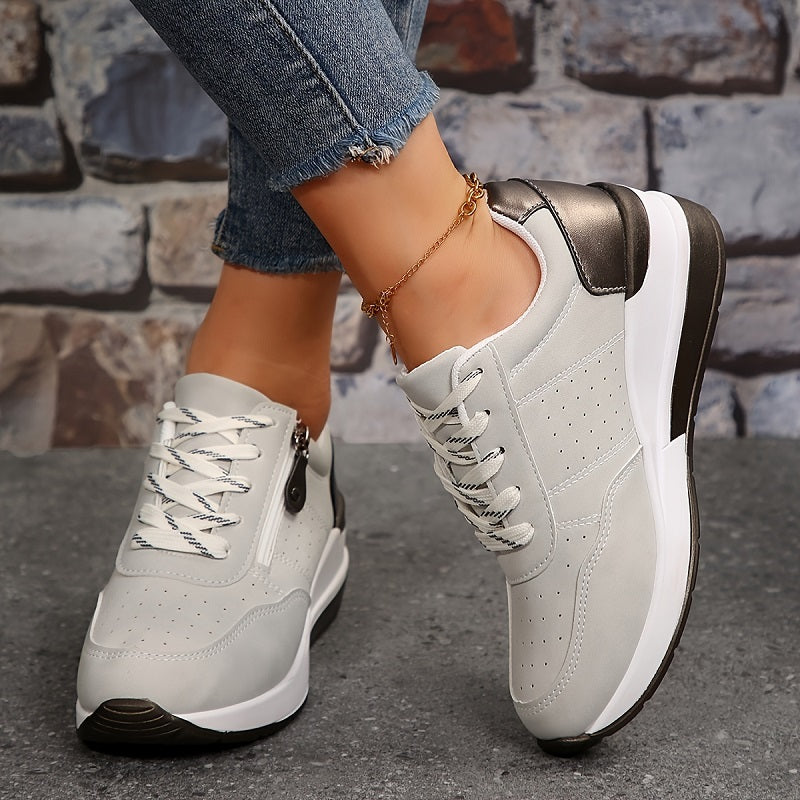 Damen Plateau Sneaker | Bequem