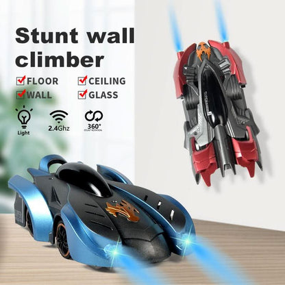 Fernsteuerbares Stunt-Auto für Wand- und Deckenfahrten