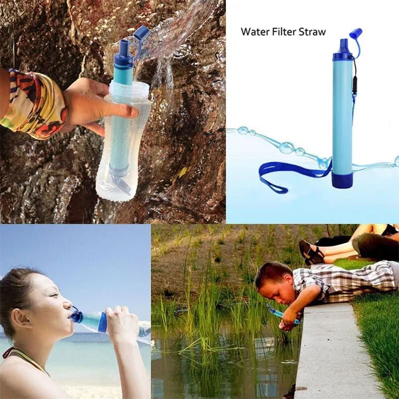 Portabler Wasserfilter – 4-Stufen-Filterungssystem für Notfälle und Outdoor-Abenteuer