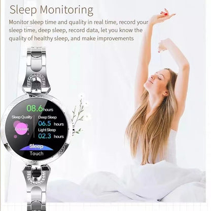 Wasserdichte Frauen Fitness Smartwatch mit Pulsüberwachung