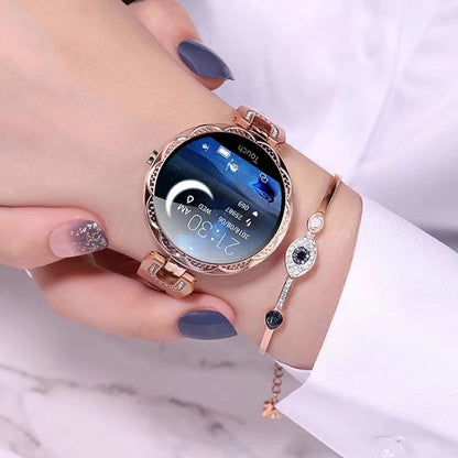 Wasserdichte Frauen Fitness Smartwatch mit Pulsüberwachung