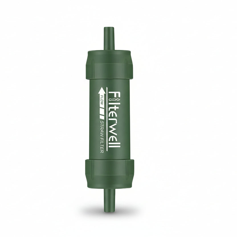 Tragbarer Mini-Wasserfilter-Strohhalm für Camping und Notfälle