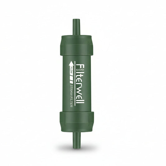 Tragbarer Mini-Wasserfilter-Strohhalm für Camping und Notfälle