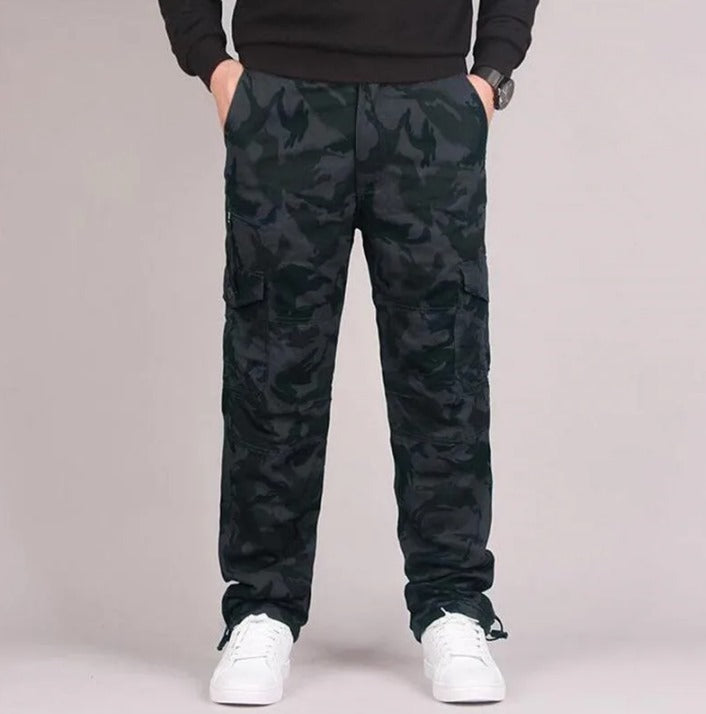 Herren Chino Cargo-Hosen | Lang