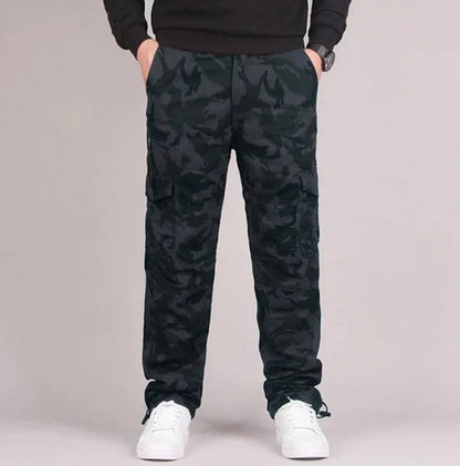 Herren Chino Cargo-Hosen | Lang