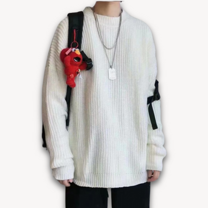 Men's Oversized Pullover Sweater | Winter