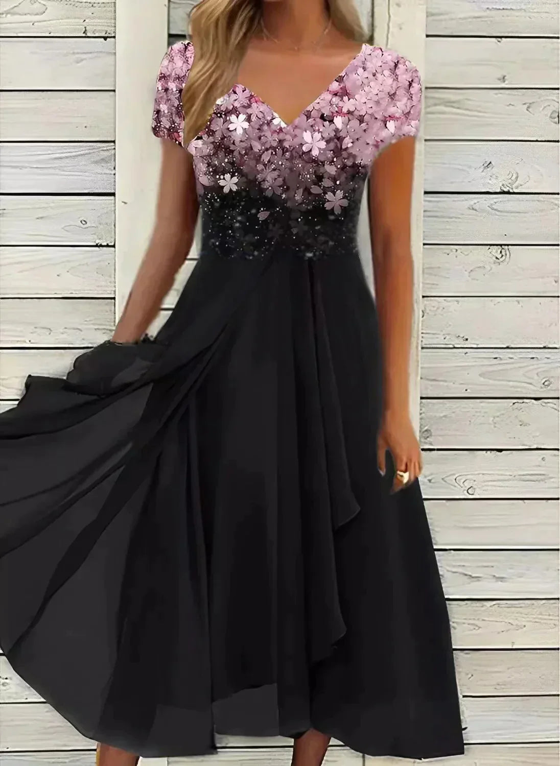 Damen Cocktail Festliches Kleid | Chiffon