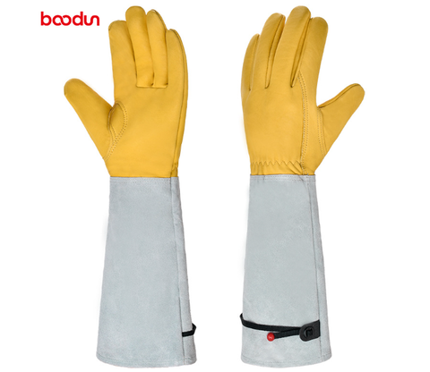 Dornensichere & Atmungsaktive Lange Rosen-Gartenhandschuhe für Frauen | 1 Paar