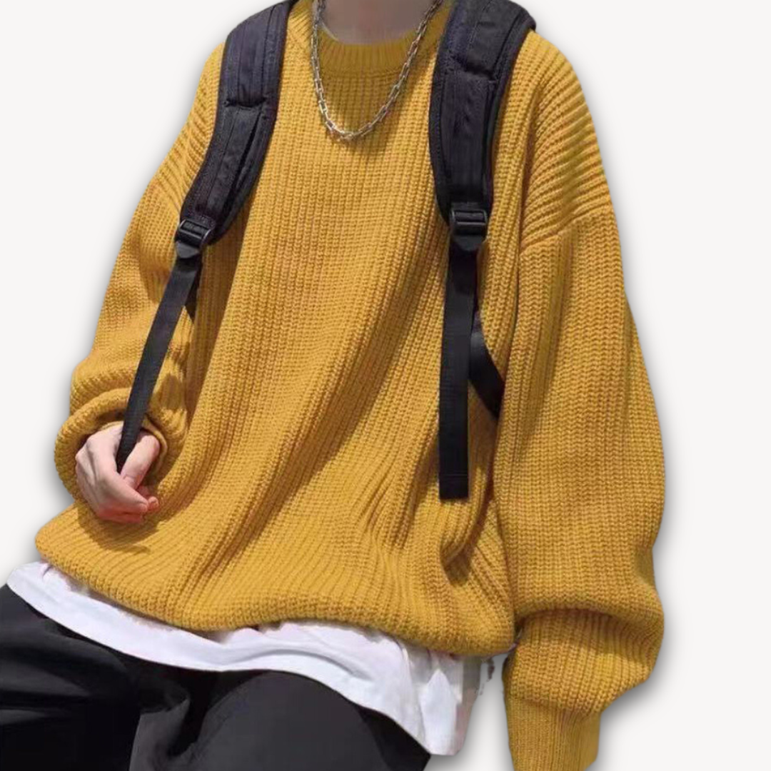 Men's Oversized Pullover Sweater | Winter