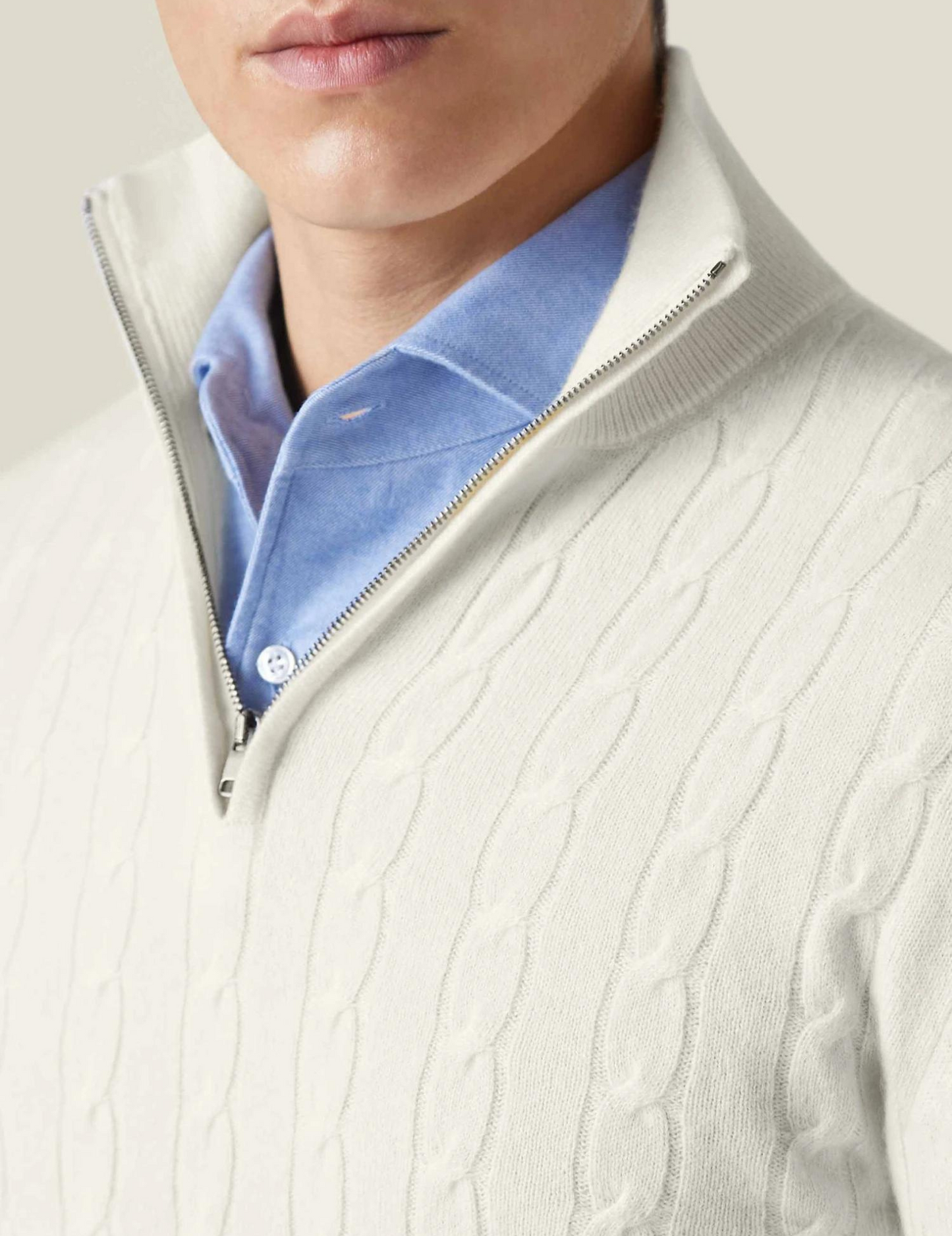 Men's Zipper Sweater | Soft