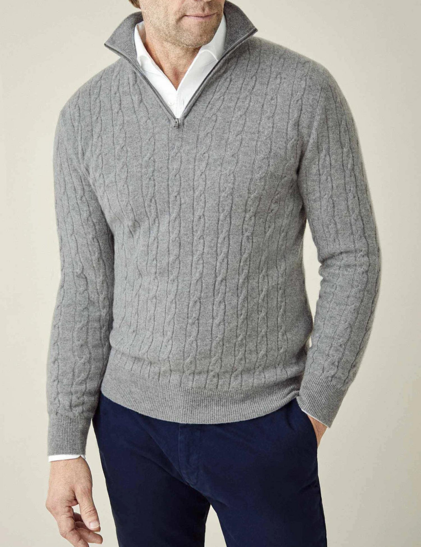 Men's Zipper Sweater | Soft