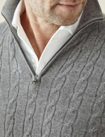 Men's Zipper Sweater | Soft