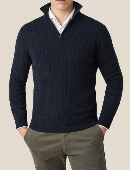 Men's Zipper Sweater | Soft