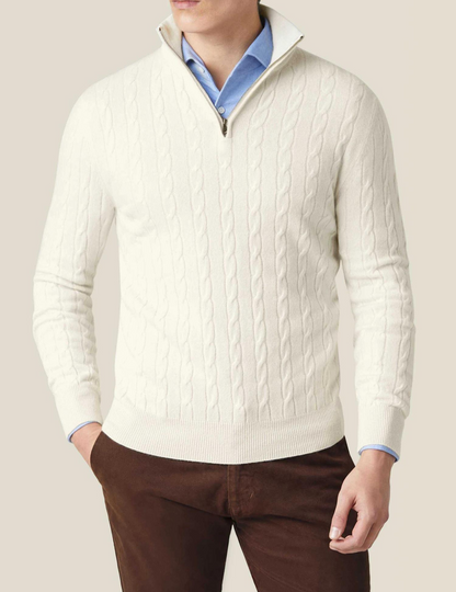Men's Zipper Sweater | Soft