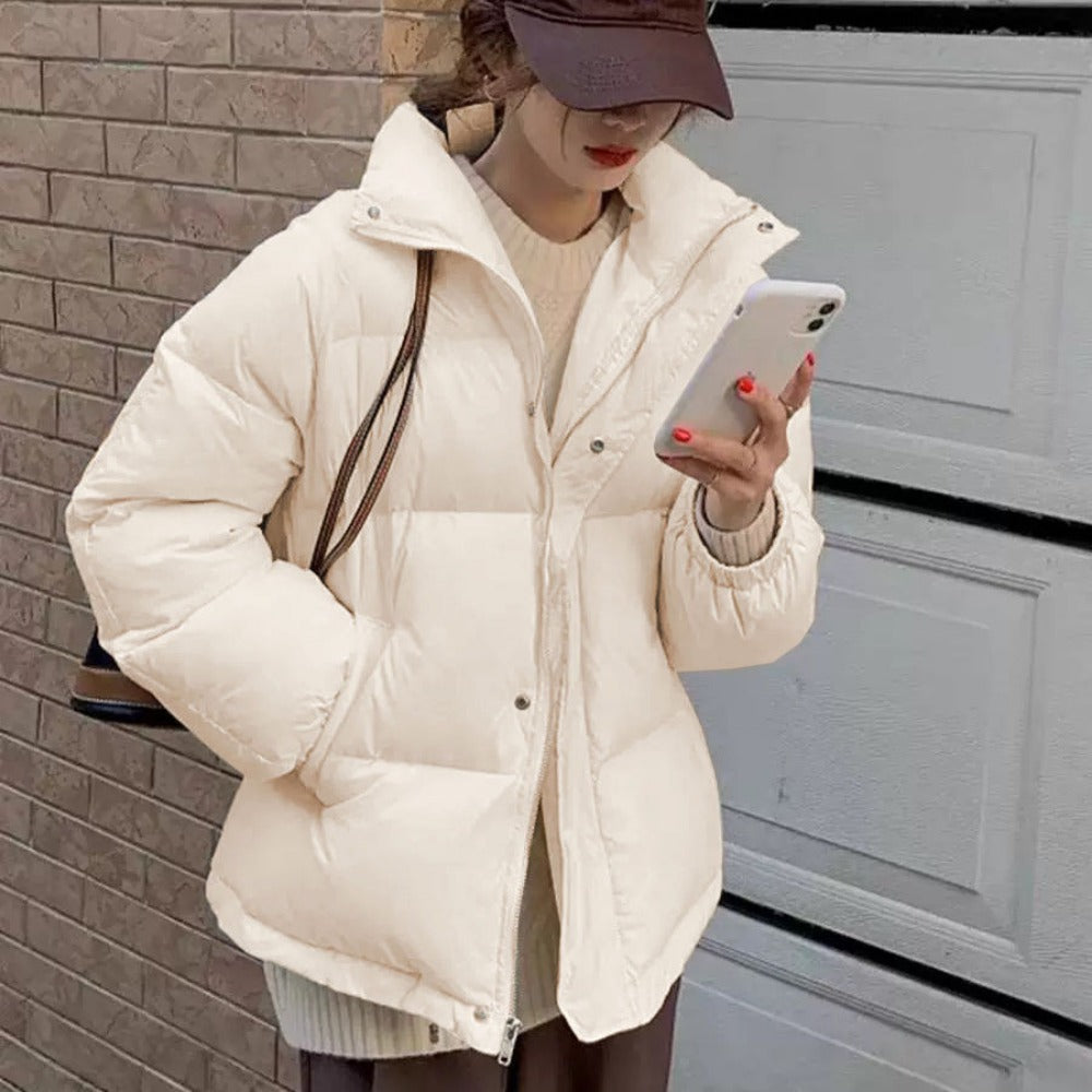 Damen Steppjacke mit Hohem Kragen – Ada