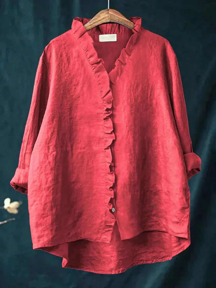 Damen Langarm Bluse | Freizeit