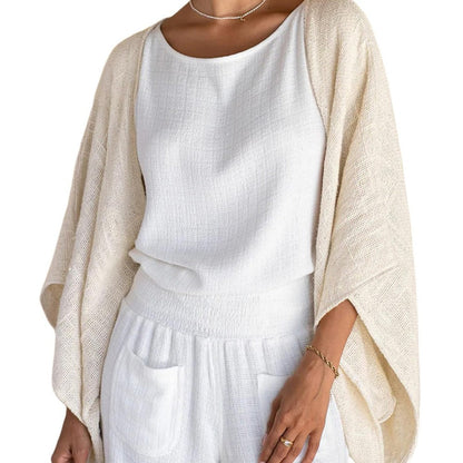 Strick-Cardigan mit Offener Front für Damen - Fatima