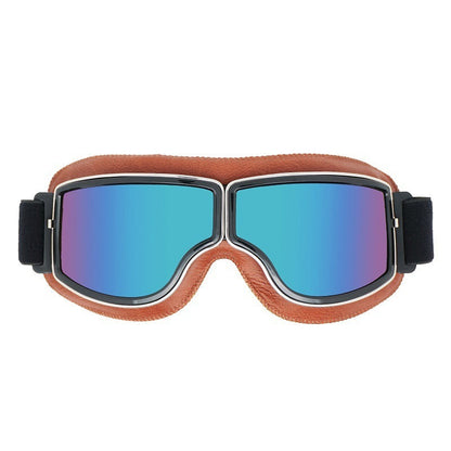 Vintage-Motorradbrille für Herren | Polarisiert