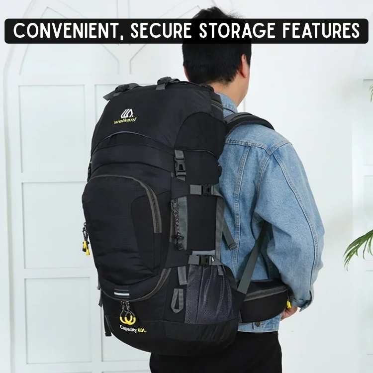 60L Wasserdichter Abenteuer-Rucksack
