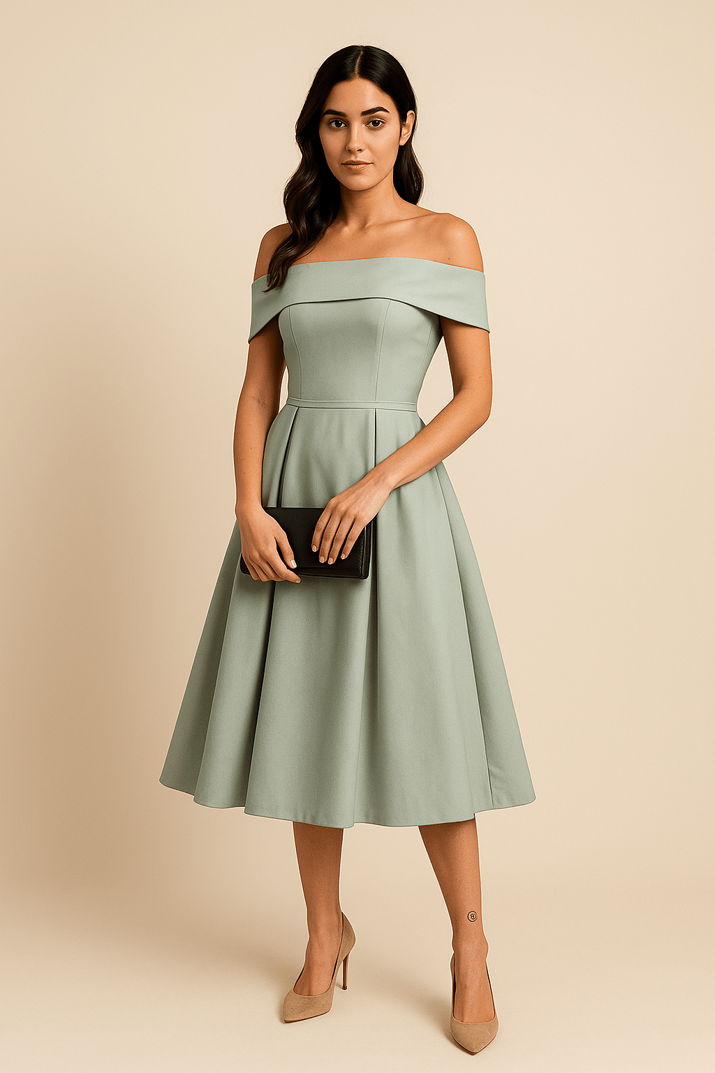 Party Off-Shoulder Dress | A-Line