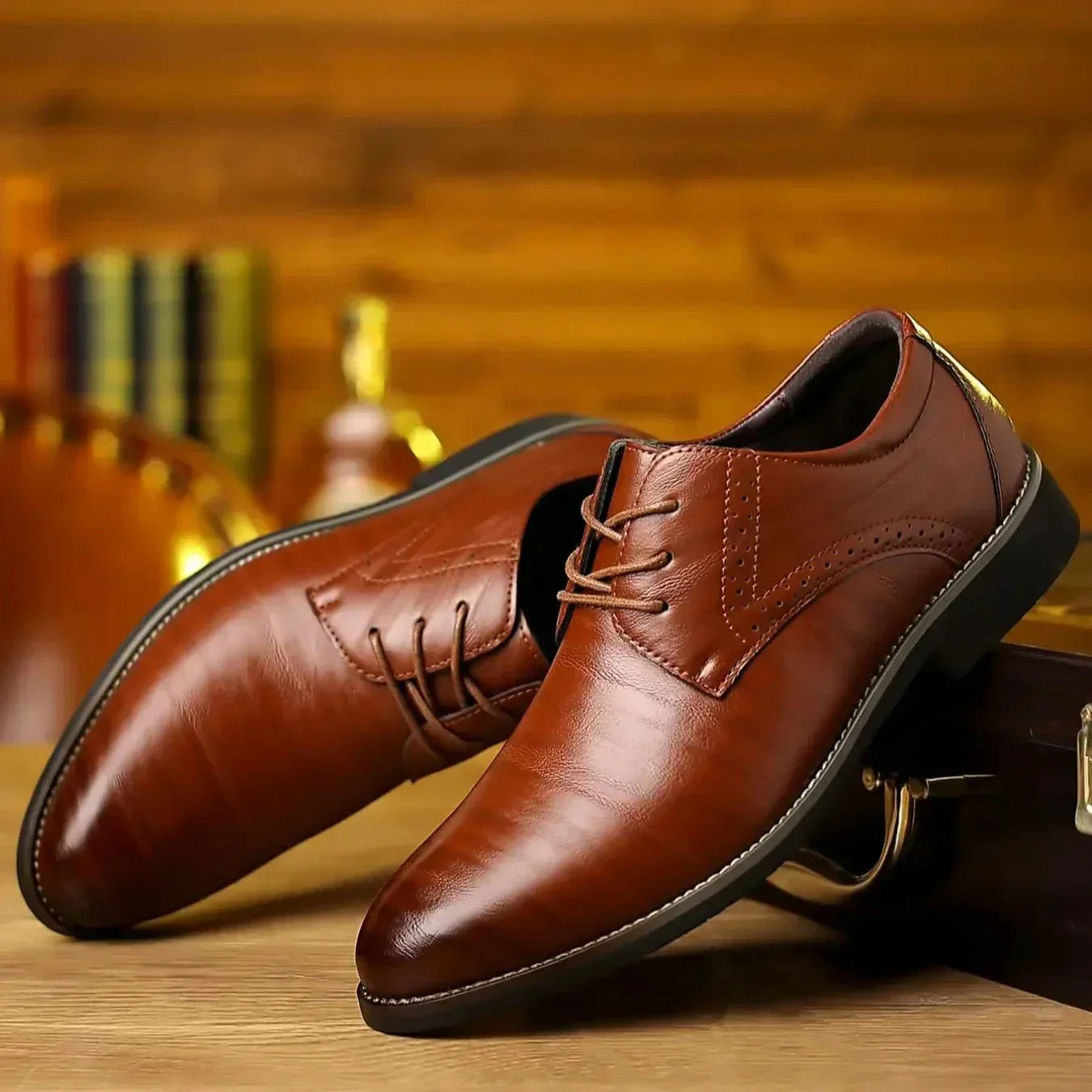 Herren Leder Oxford Schuhe | Klassische Schnürung