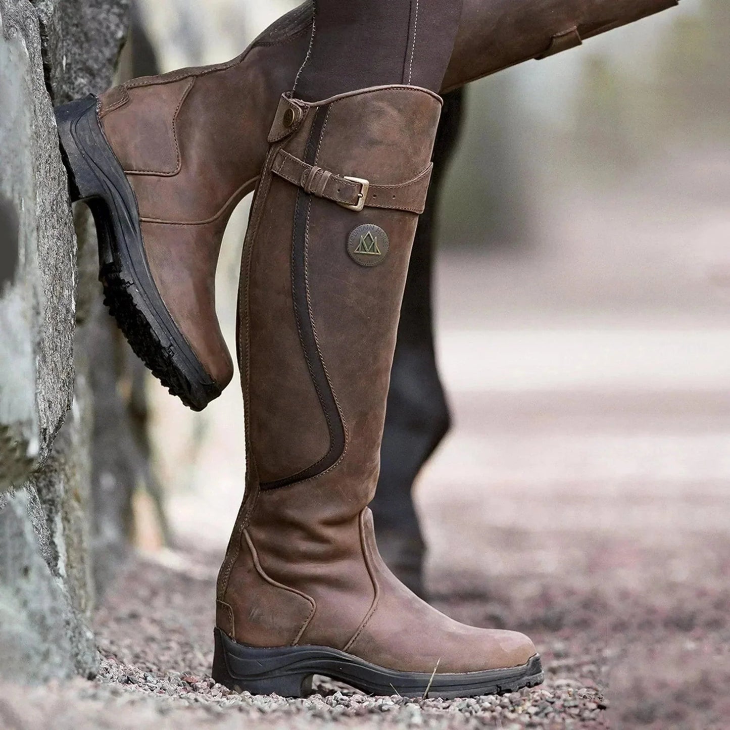 Women's Waterproof Knee High Boots | PU Leather