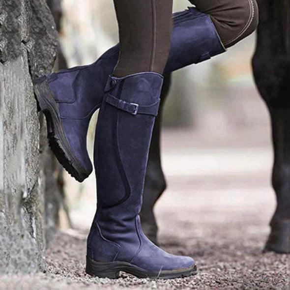 Women's Waterproof Knee High Boots | PU Leather