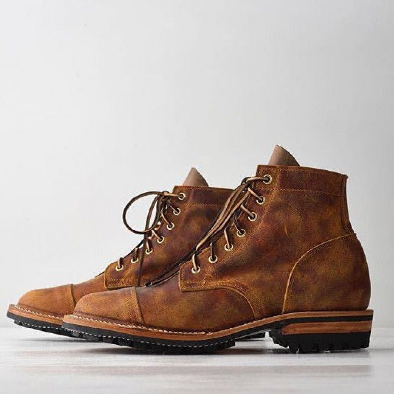 Men's Leather Boots | Lace-Up