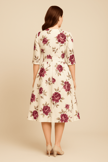 Party A-Line Dress | Floral Print
