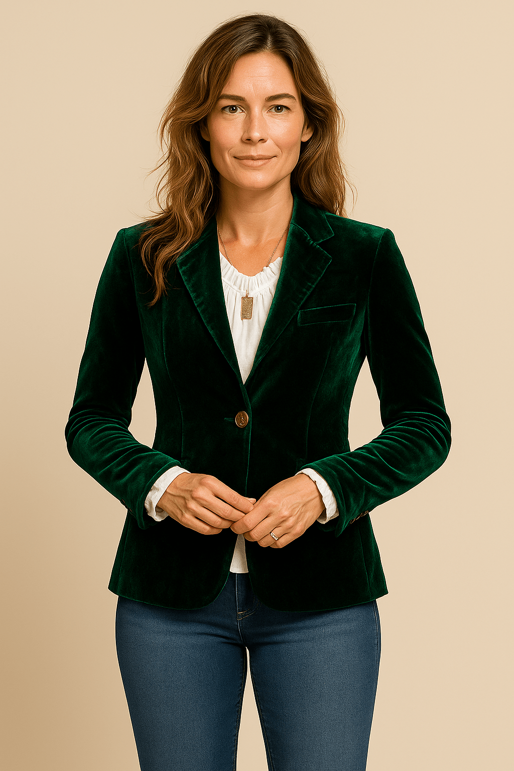 Women's Lapel Blazer | Slim Fit