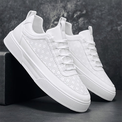 Men's Leather Sneakers Trainers | Breathable