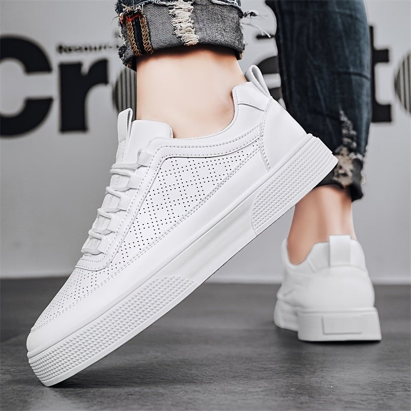 Men's Leather Sneakers Trainers | Breathable